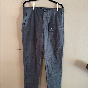 Ben Sherman Charcoal Checkered Dress Pants